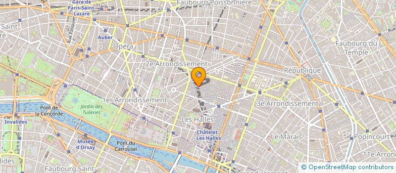 localisation de l'entreprise SOCIETE DE FRANCHISE COMMERCIALE ET DE PARTICIPATIONS SFCDP  PARIS