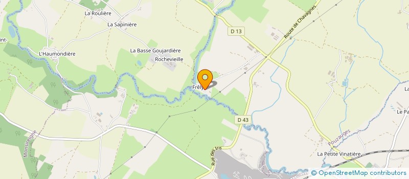 localisation de l'entreprise SOCIETE DE FRELY  POUZAUGES