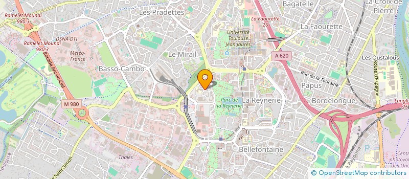 localisation de l'entreprise SOCIETE DE FUMISTERIE DU MIDI à TOULOUSE