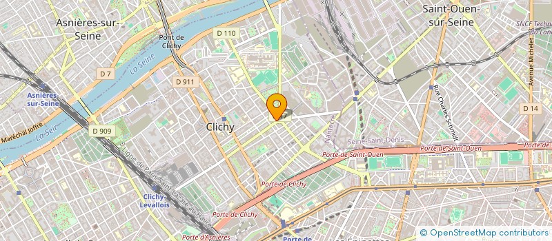 localisation de l'entreprise SOCIETE DE FUNERAIRE DE MARBRERIE à CLICHY