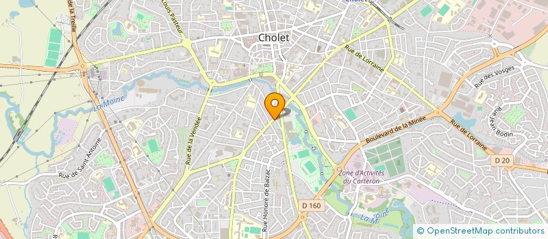 localisation de l'entreprise SOCIETE DE GARAGE DE LA VICTOIRE à CHOLET