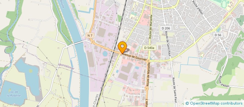 localisation de l'entreprise SOCIETE DE GARAGE ET DE MATERIEL à MONTELIMAR
