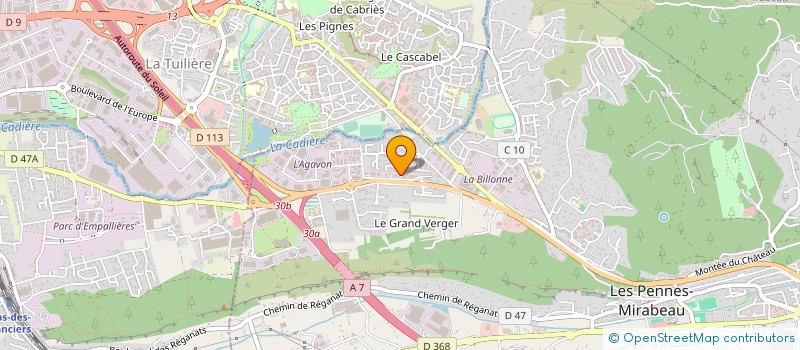 localisation de l'entreprise SOCIETE DE GARDIENNAGE ET DE SURVEILLANCE PORTUAIRE ET AEROPORTUAIRE à LES PENNES MIRABEAU