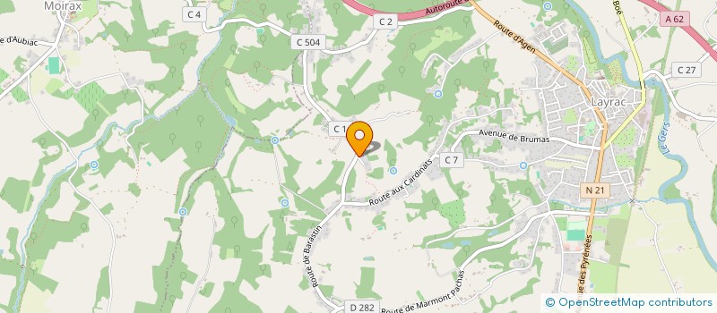 localisation de l'entreprise SOCIETE DE GAVOT  LAYRAC