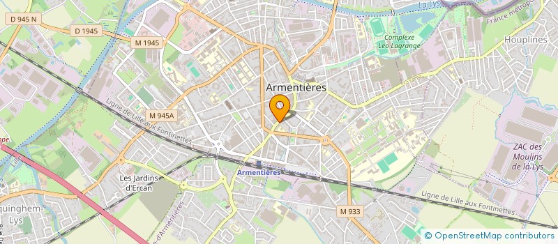 localisation de l'entreprise SOCIETE DE GEOGRAPHIE  ARMENTIERES