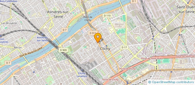 localisation de l'entreprise SOCIETE DE GERANCE DU GARAGE DE CLICHY à CLICHY
