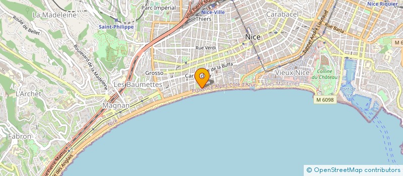 localisation de l'entreprise SOCIETE DE GERANCE HOTEL WEST END à NICE