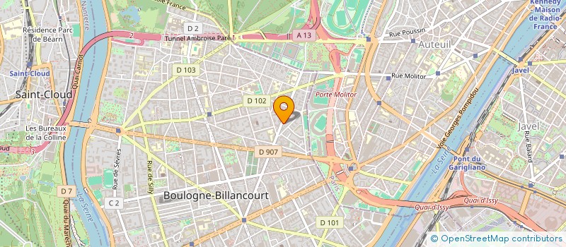 localisation de l'entreprise SOCIETE DE GERANCE PARIS-NORMANDIE à BOULOGNE-BILLANCOURT