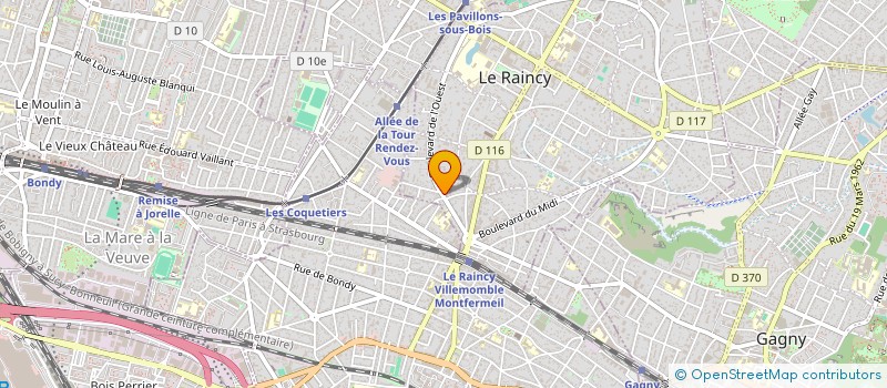 localisation de l'entreprise SOCIETE DE GERANCE RICHELIEU à LE RAINCY