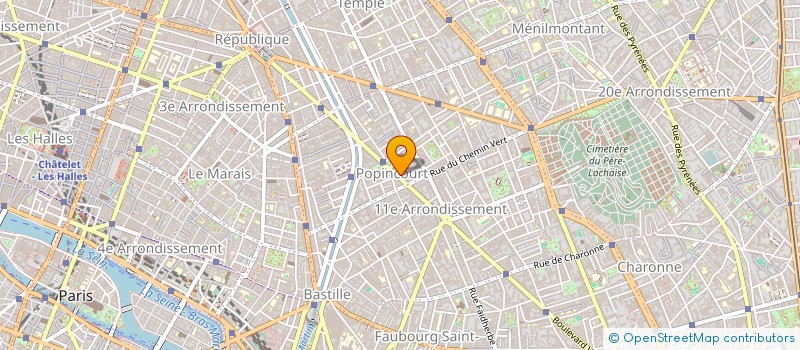 localisation de l'entreprise SOCIETE DE GERANCE YADES PRODUCTION à PARIS