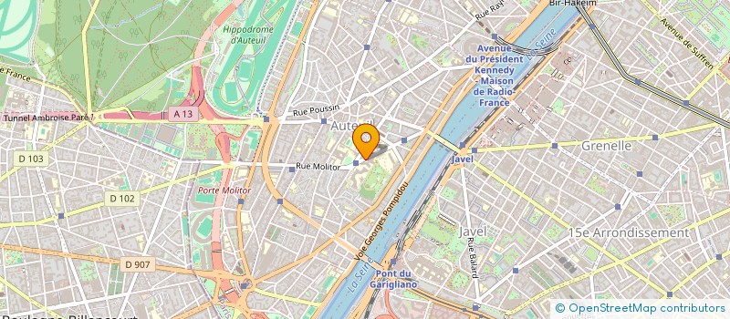 localisation de l'entreprise SOCIETE DE GERIATRIE ET DE GERONTOLOGIE DE L'ILE DE FRANCE  PARIS