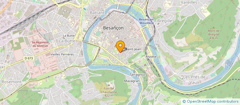 localisation de l'entreprise SOCIETE DE GESTION à BESANCON