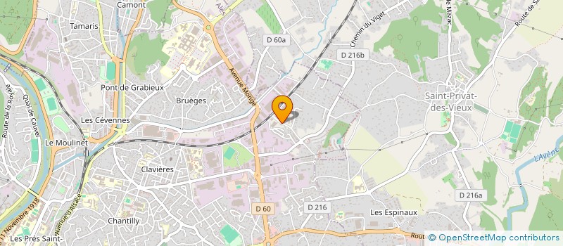 localisation de l'entreprise SOCIETE DE GESTION CONSEIL ET MARKETING  ALES