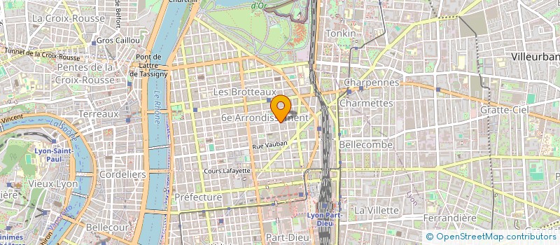 localisation de l'entreprise SOCIETE DE GESTION D ENTREPRISES à LYON