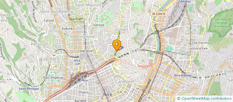 localisation de l'entreprise SOCIETE DE GESTION D'ETUDE ET DE COORDINATION à NICE
