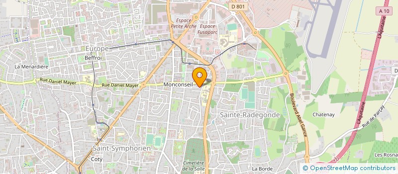 localisation de l'entreprise SOCIETE DE GESTION DE L'HOTEL DE TOURS à TOURS