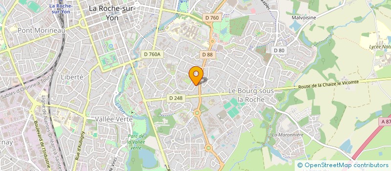localisation de l'entreprise SOCIETE DE GESTION DE PARTICIPATIONS ET D'INVESTISSEMENTS à LA ROCHE-SUR-YON