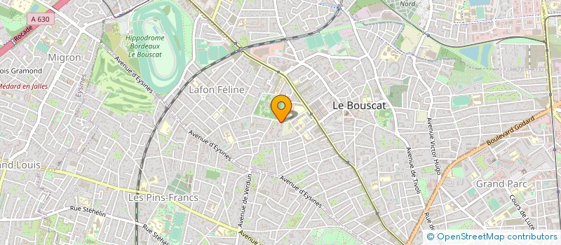 localisation de l'entreprise SOCIETE DE GESTION DE PATRIMOINE IMMOBILIER  LE BOUSCAT