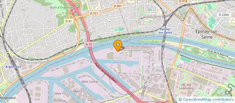 localisation de l'entreprise SOCIETE DE GESTION DE PRODUITS PETROLIER (SOGEPP) à GENNEVILLIERS