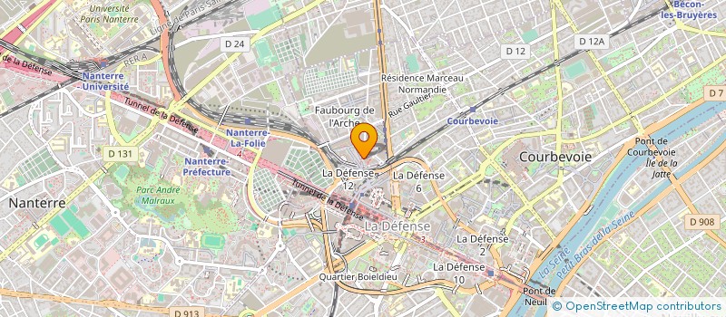 localisation de l'entreprise SOCIETE DE GESTION DES ACTIVITES RETAIL à COURBEVOIE