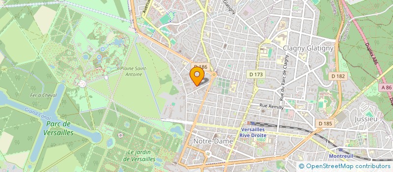 localisation de l'entreprise SOCIETE DE GESTION DES GARES ROUTIERES DES ENTREPRISES D OPTILE à VERSAILLES