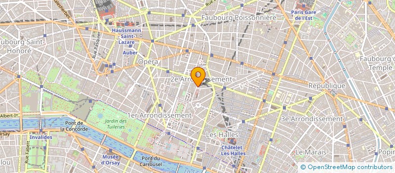 localisation de l'entreprise SOCIETE DE GESTION DES HOTELS MISTER BED  PARIS