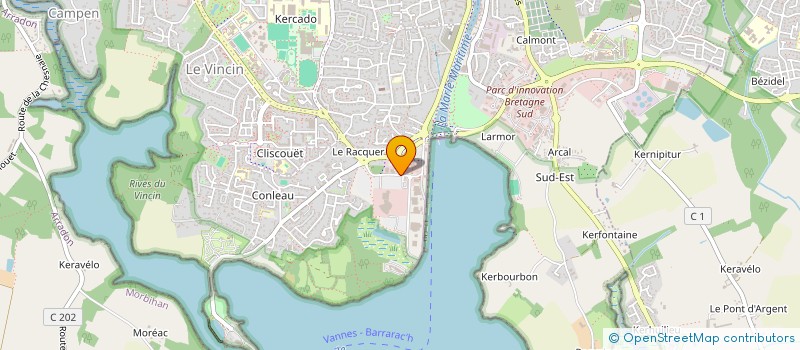 localisation de l'entreprise SOCIETE DE GESTION DES RESTAURANTS DU GOLFE - S.G.R.G. à VANNES