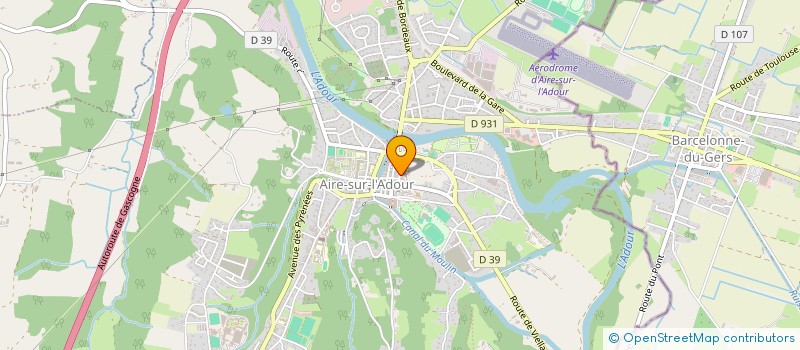 localisation de l'entreprise SOCIETE DE GESTION DU CARMEL D'AIRE  AIRE-SUR-L'ADOUR