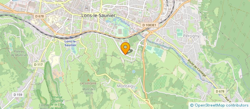 localisation de l'entreprise SOCIETE DE GESTION DU JURA AGRICOLE ET RURAL à LONS-LE-SAUNIER