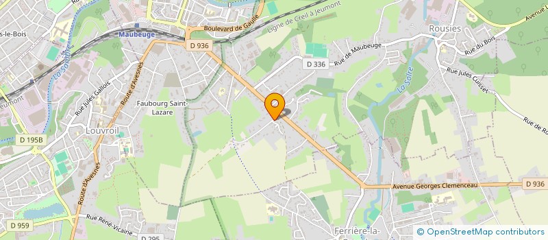 localisation de l'entreprise SOCIETE DE GESTION EN ABREGE SOGE  ROUSIES