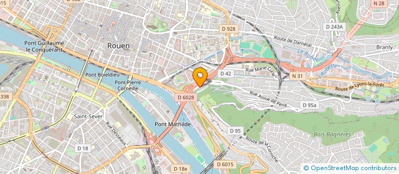 localisation de l'entreprise SOCIETE DE GESTION ET D'INGENIERIE DE RESEAUX à ROUEN