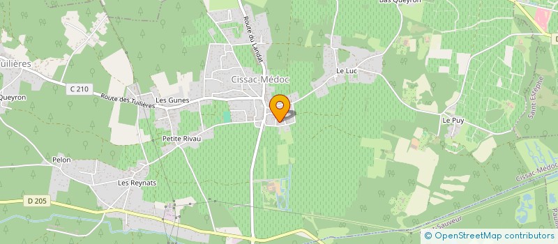 localisation de l'entreprise SOCIETE DE GESTION ET D'INVESTISSEMENTS à CISSAC-MEDOC