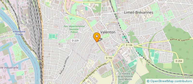 localisation de l'entreprise SOCIETE DE GESTION ET DE MANUTENTION SOGEMA à VALENTON