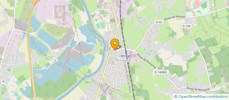 localisation de l'entreprise SOCIETE DE GESTION ET DE STRATEGIE IMMOBILIERE - SGSI  ARNAGE