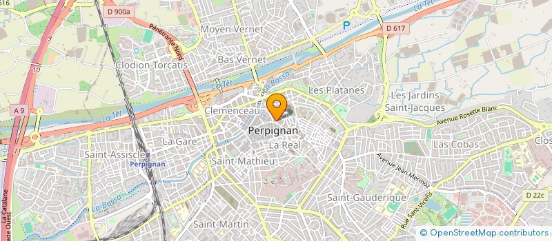 localisation de l'entreprise SOCIETE DE GESTION ET DE TRANSPORT DE MARCHANDISES  PERPIGNAN