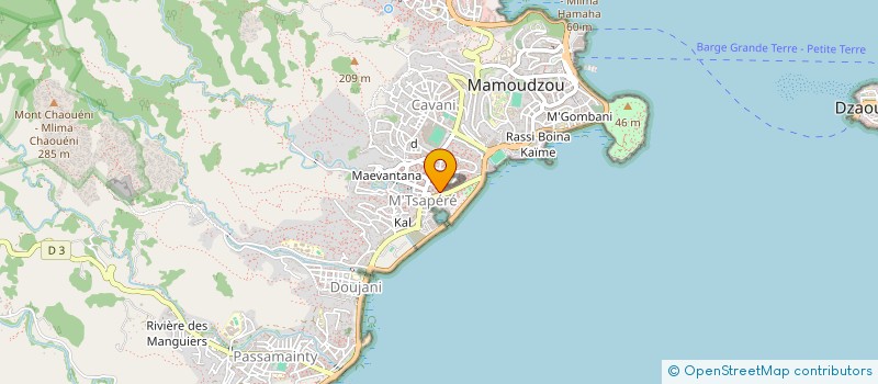 localisation de l'entreprise SOCIETE DE GESTION ET DE TRANSPORT MARITIME à MAMOUDZOU
