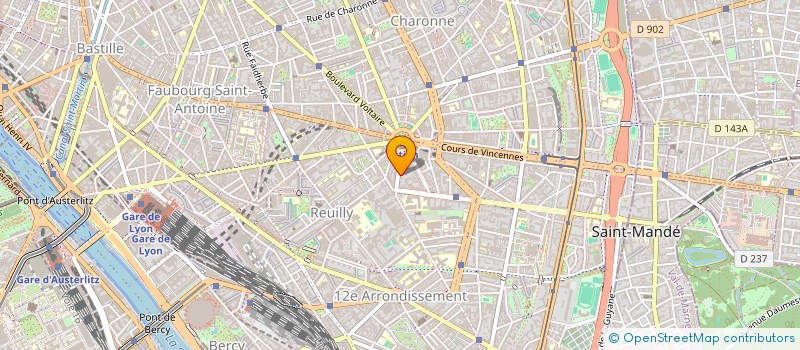 localisation de l'entreprise SOCIETE DE GESTION ET SERVICES à PARIS