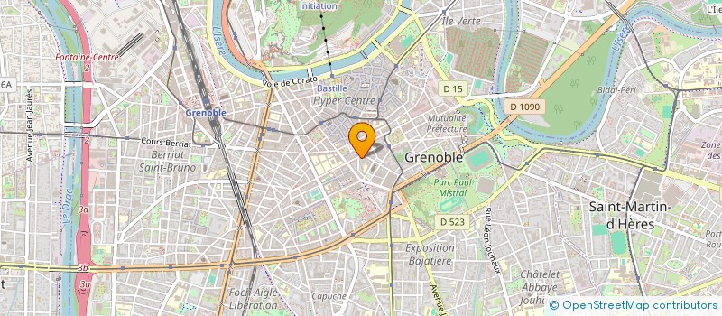 localisation de l'entreprise SOCIETE DE GESTION ETUDES PROMOTION à GRENOBLE