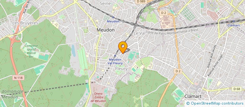 localisation de l'entreprise SOCIETE DE GESTION FAMILIALE à MEUDON