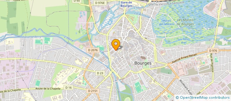 localisation de l'entreprise SOCIETE DE GESTION FINANCIERE  BOURGES