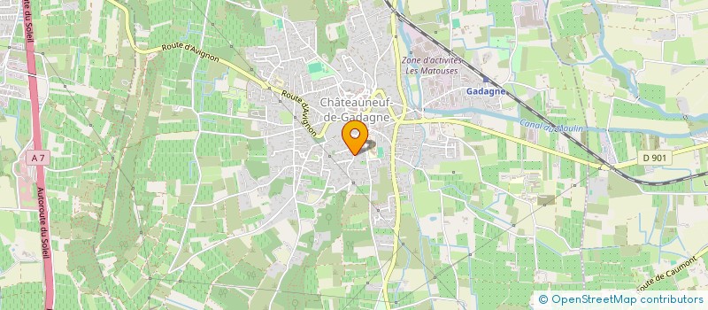 localisation de l'entreprise SOCIETE DE GESTION FINANCIERE CHALANCON  CHATEAUNEUF-DE-GADAGNE