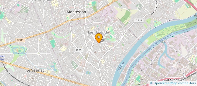 localisation de l'entreprise SOCIETE DE GESTION FINANCIERE DE CHANTIER à CHATOU