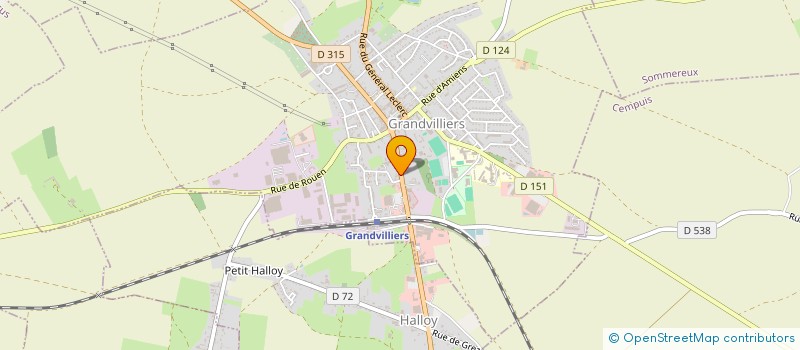 localisation de l'entreprise SOCIETE DE GESTION FINANCIERE DJMM  GRANDVILLIERS