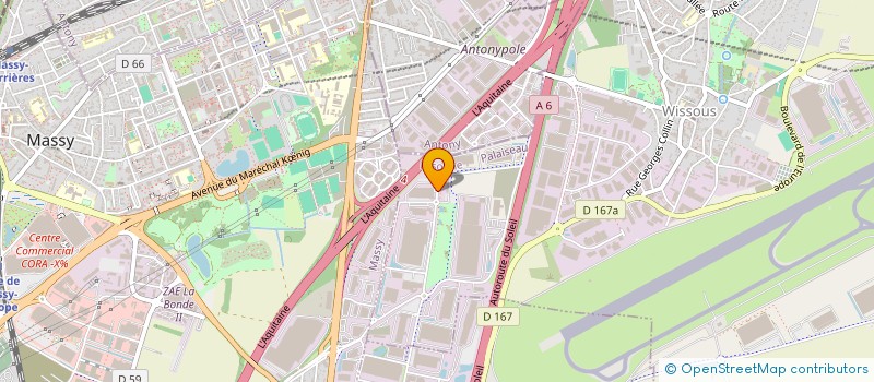 localisation de l'entreprise SOCIETE DE GESTION FRIGORIFIQUE SGF à WISSOUS