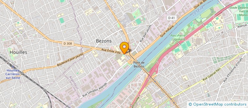 localisation de l'entreprise SOCIETE DE GESTION HOTELIERE à BEZONS