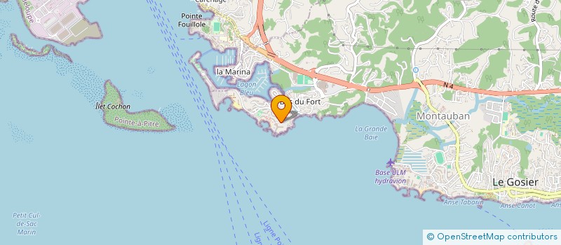 localisation de l'entreprise SOCIETE DE GESTION HOTELIERE ET TOURISTIQUE à LE GOSIER