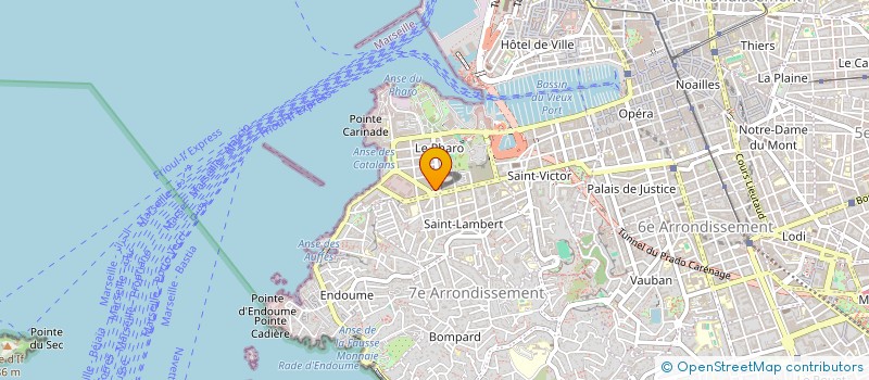 localisation de l'entreprise SOCIETE DE GESTION IMMOBILIERE FONCIERE ET D AMENAGEMENT à MARSEILLE