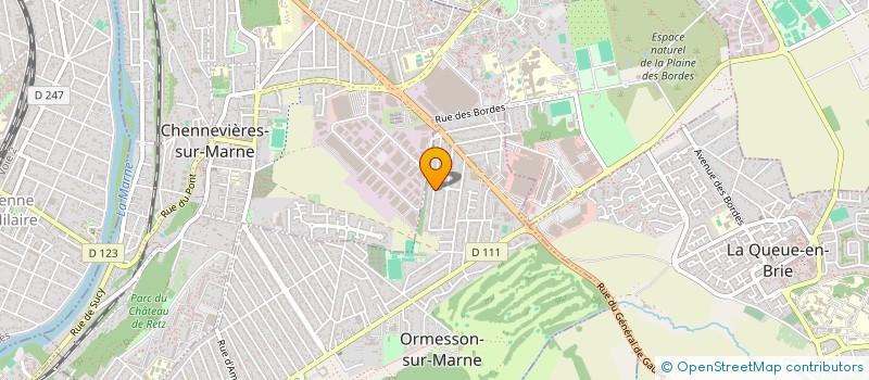 localisation de l'entreprise SOCIETE DE GESTION IMMOBILIERE WILSON 30 à ORMESSON-SUR-MARNE