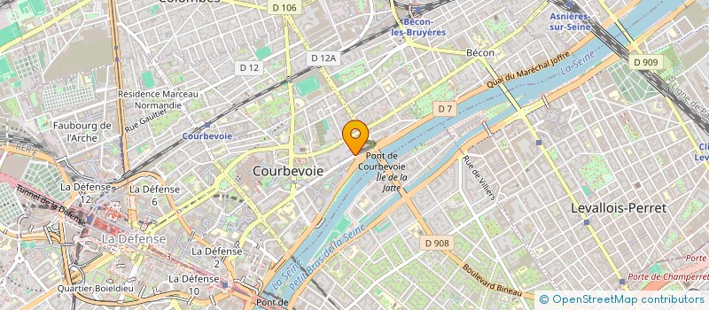localisation de l'entreprise SOCIETE DE GESTION INDUSTRIELLE à COURBEVOIE