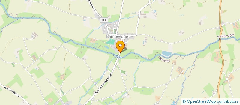 localisation de l'entreprise SOCIETE DE GESTION MARC VERVAEKE  BAMBECQUE